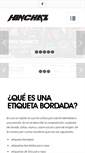 Mobile Screenshot of etiquetasbordadas.com.mx